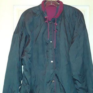 British Mist mens grey/red reversable jacket sz.M